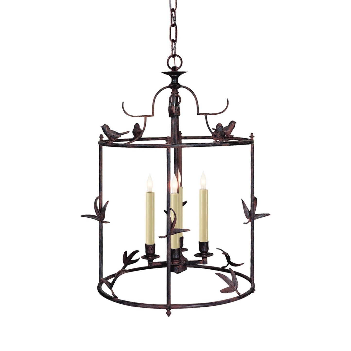 Diego Classical Perching Bird Pendant Light in Detail.