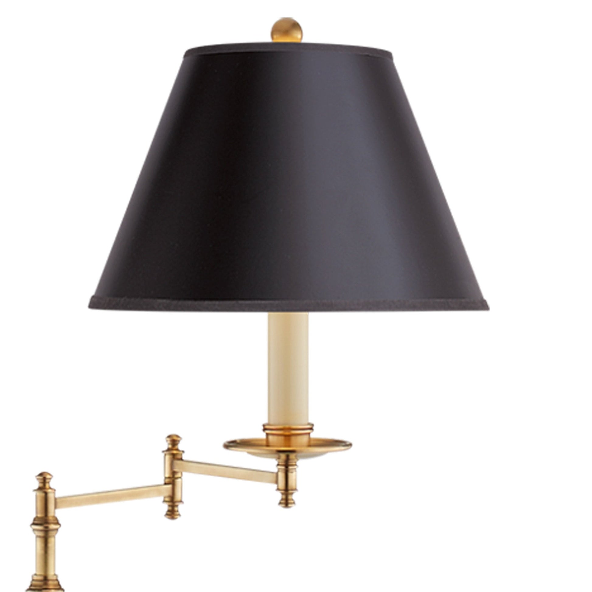 Dorchester Swing Arm Floor Lamp in Detail.