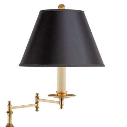 Dorchester Swing Arm Floor Lamp in Detail.