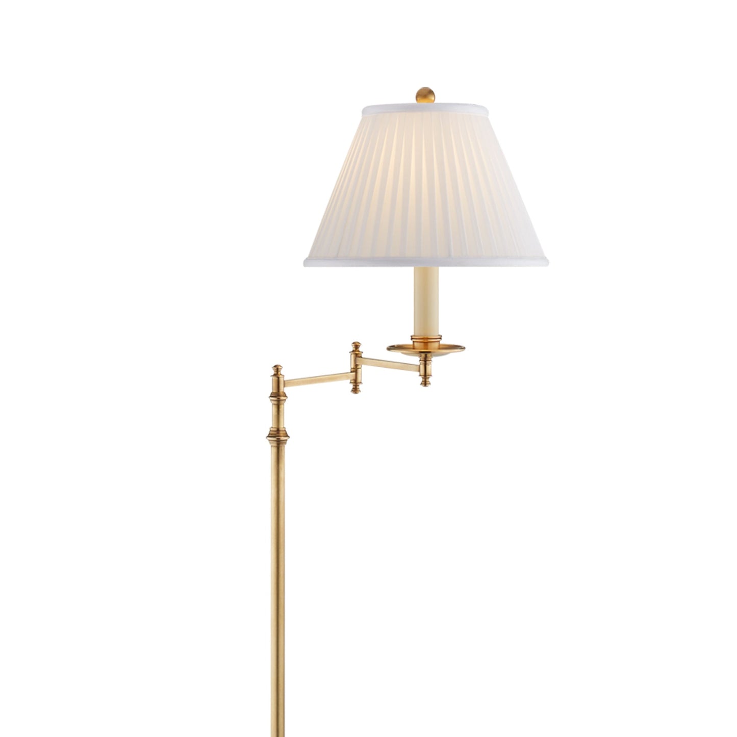 Dorchester Swing Arm Floor Lamp in Detail.