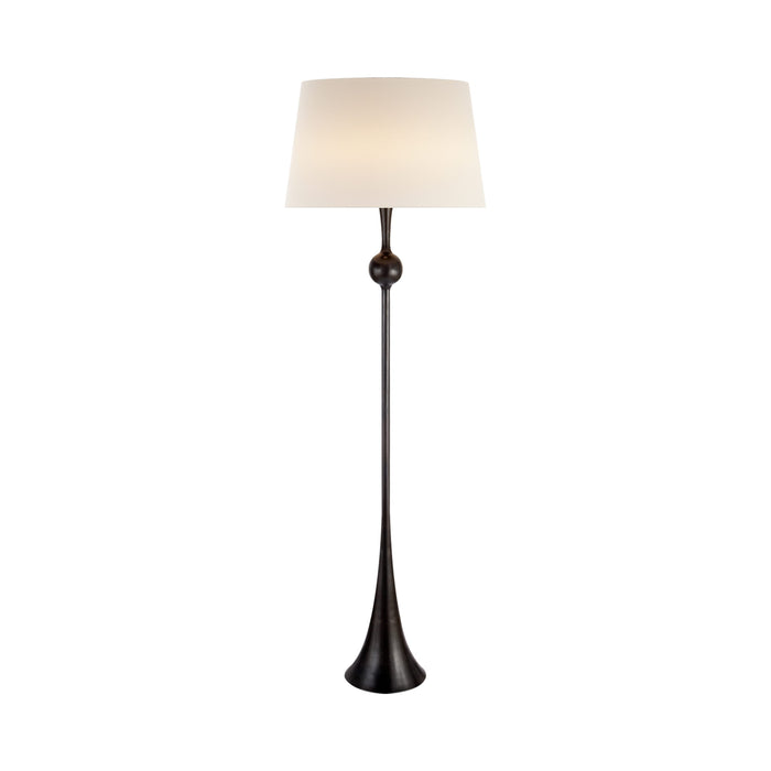Dover Floor Lamp in Aged Iron.