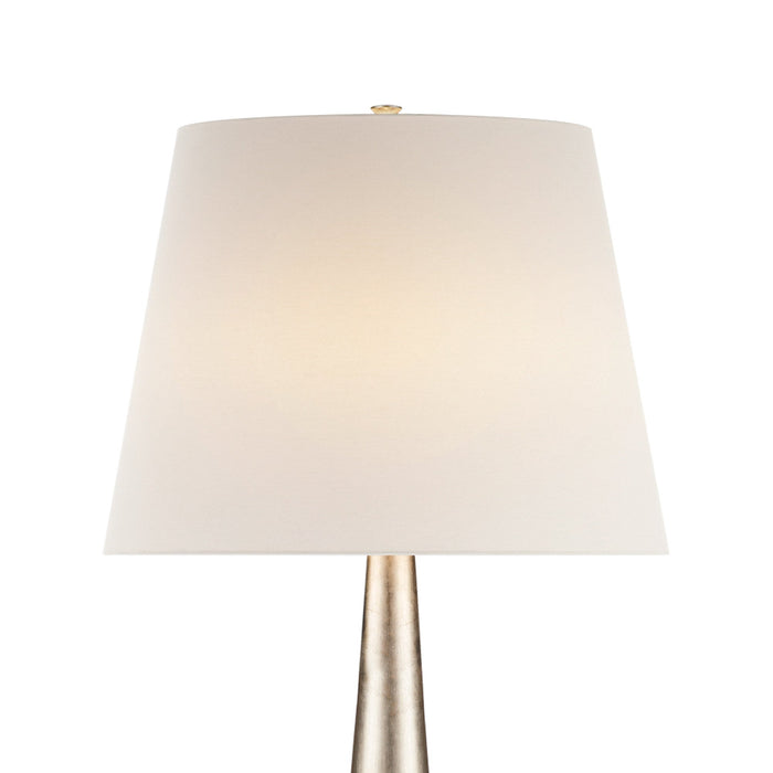 Dover Table Lamp with Linen Shade in Detail.