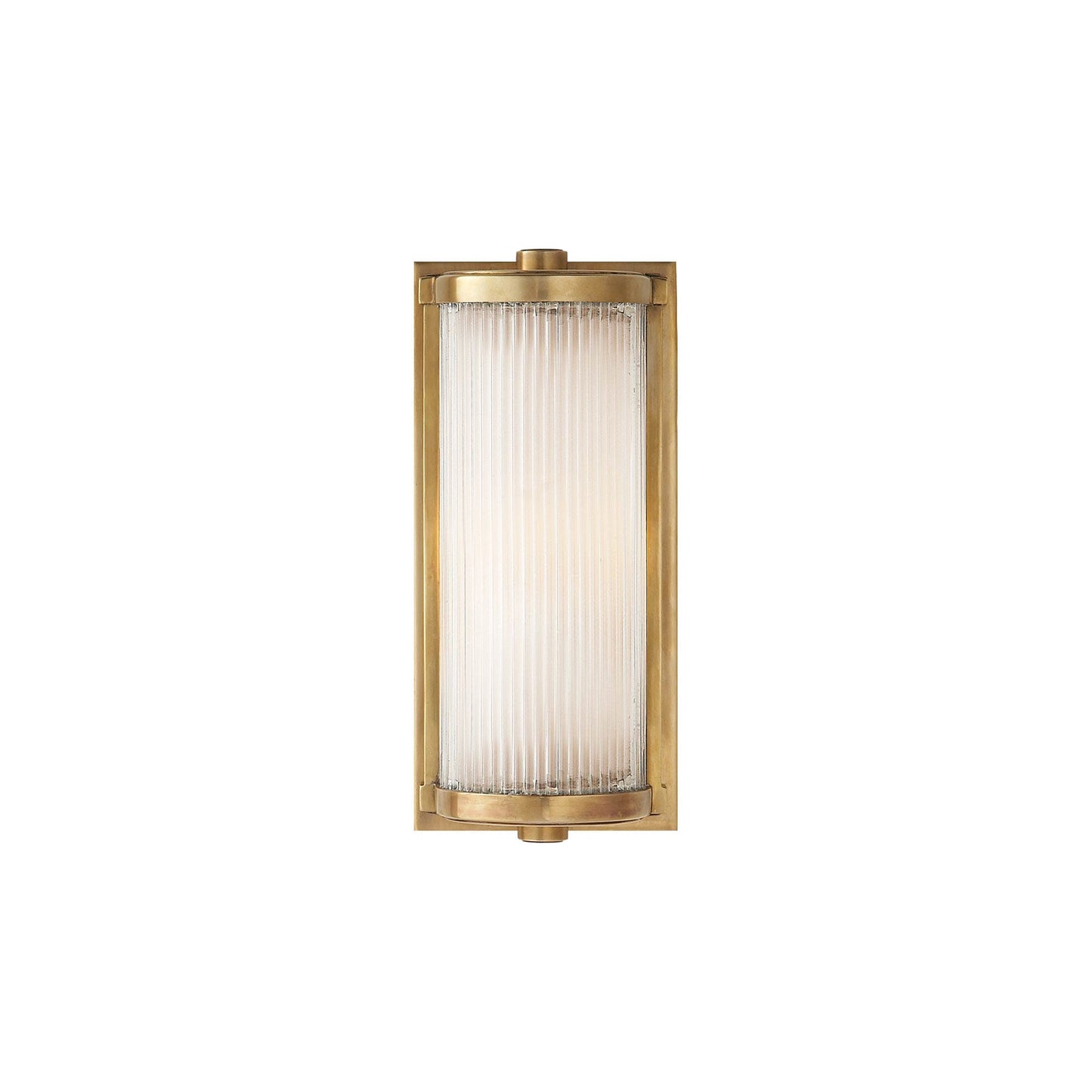 Dresser Wall Light in Hand-Rubbed Antique Brass (Short).