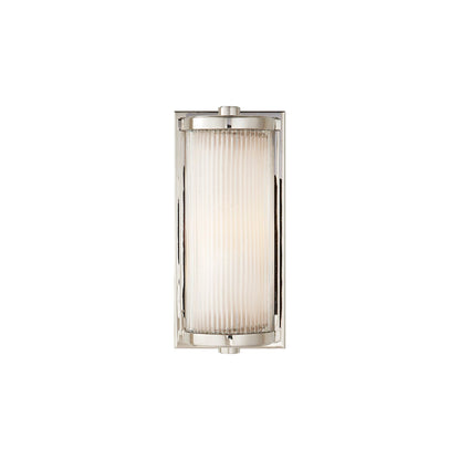 Dresser Wall Light in Polished Nickel (Short).