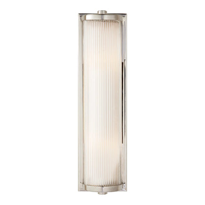 Dresser Wall Light in Polished Nickel (Long).