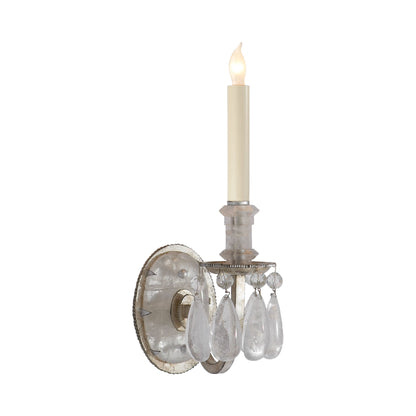 Elizabeth Wall Light in Burnished Silver Leaf.