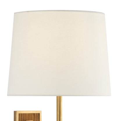 Elle LED Swing Arm Wall Light in Detail.