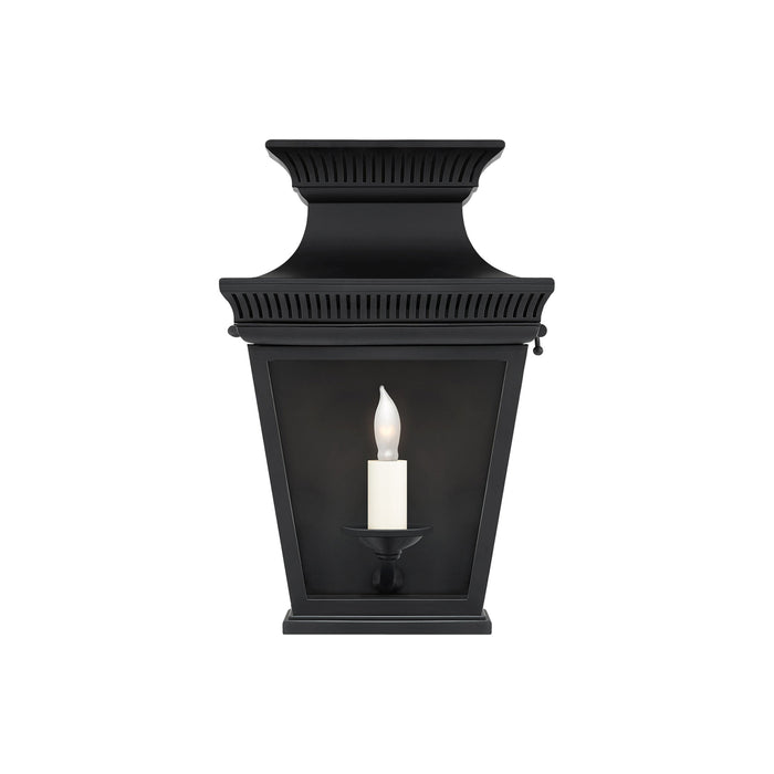Elsinore Outdoor Wall Light in Black (Small).