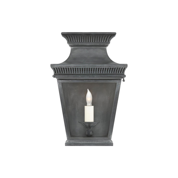 Elsinore Outdoor Wall Light in Weathered Zinc (Small).