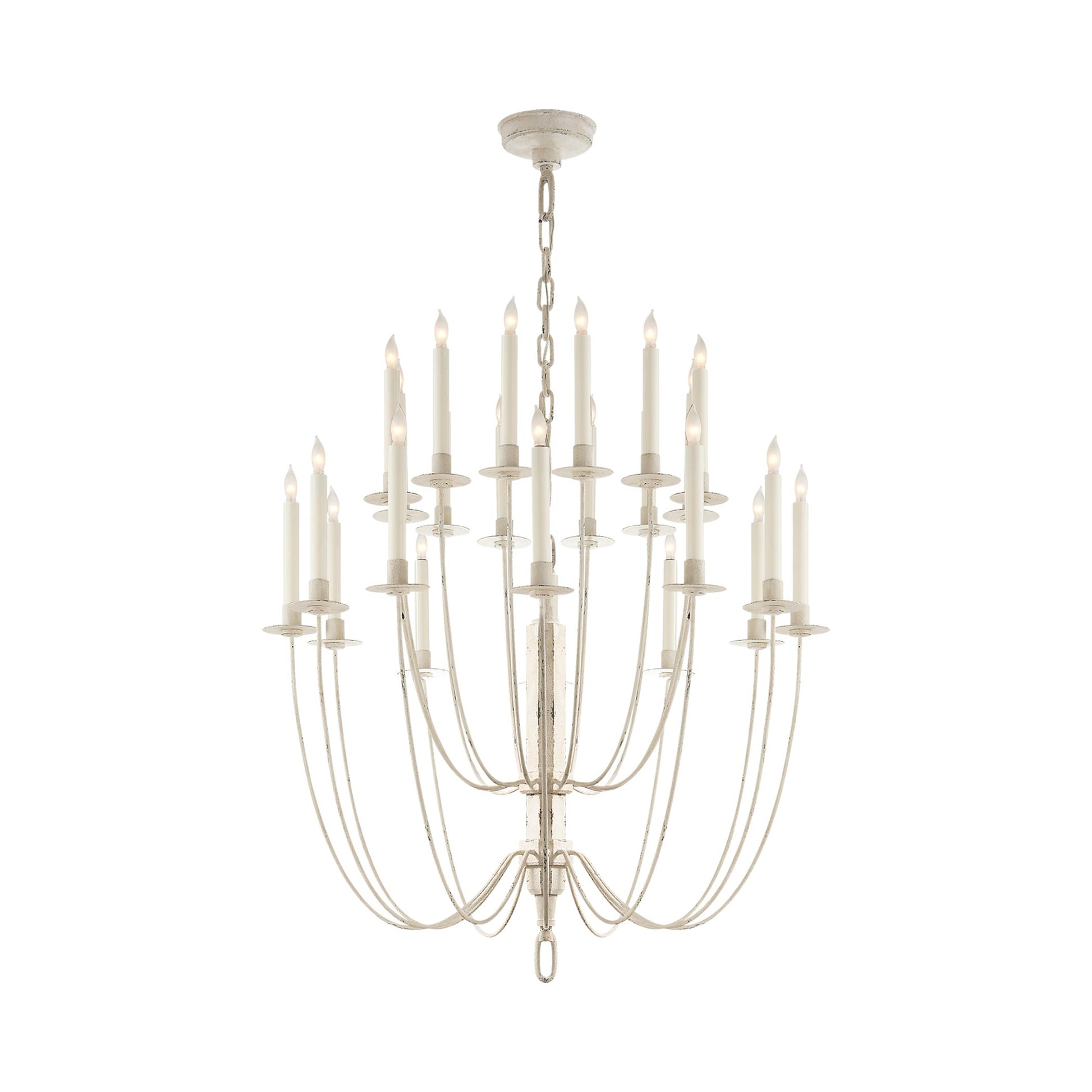 Erika Chandelier in 2-Tier/Belgian White.
