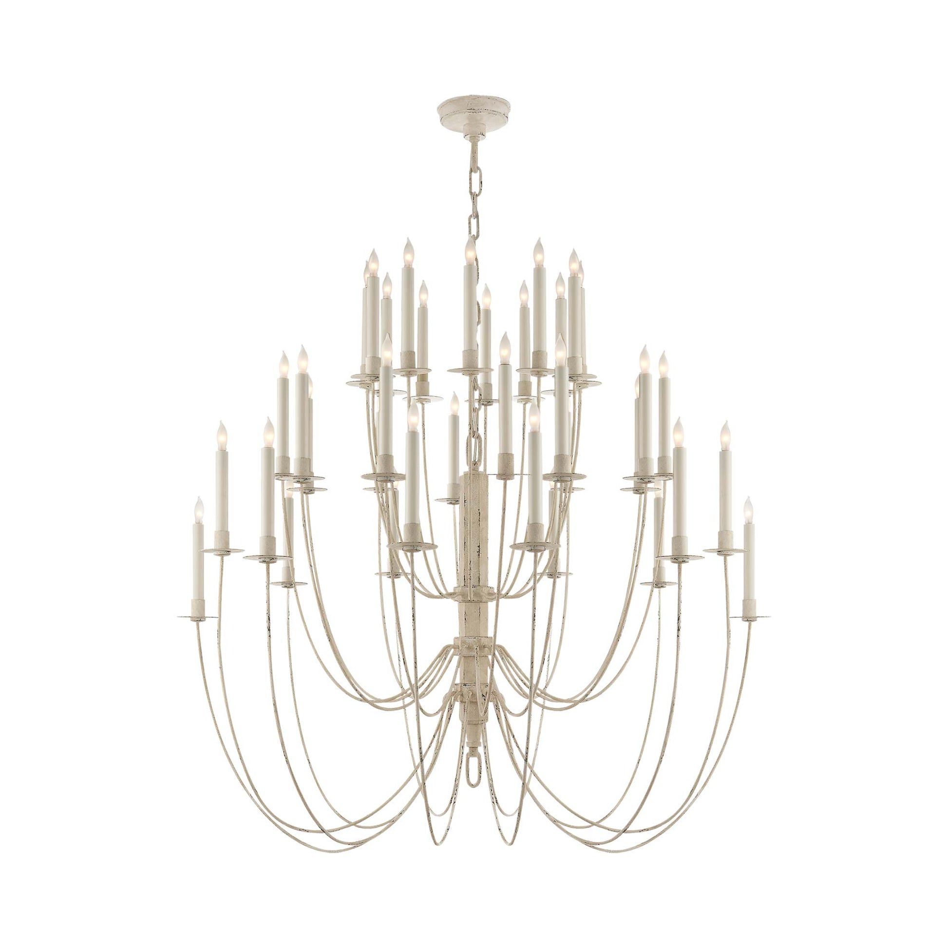 Erika Chandelier in 3-Tier/Belgian White.