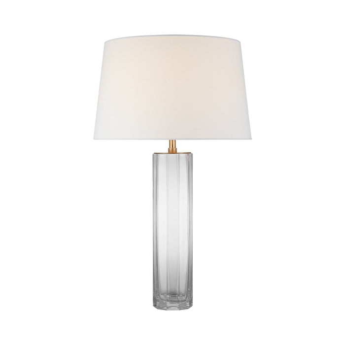 Fallon LED Table Lamp in Clear Glass (Large).