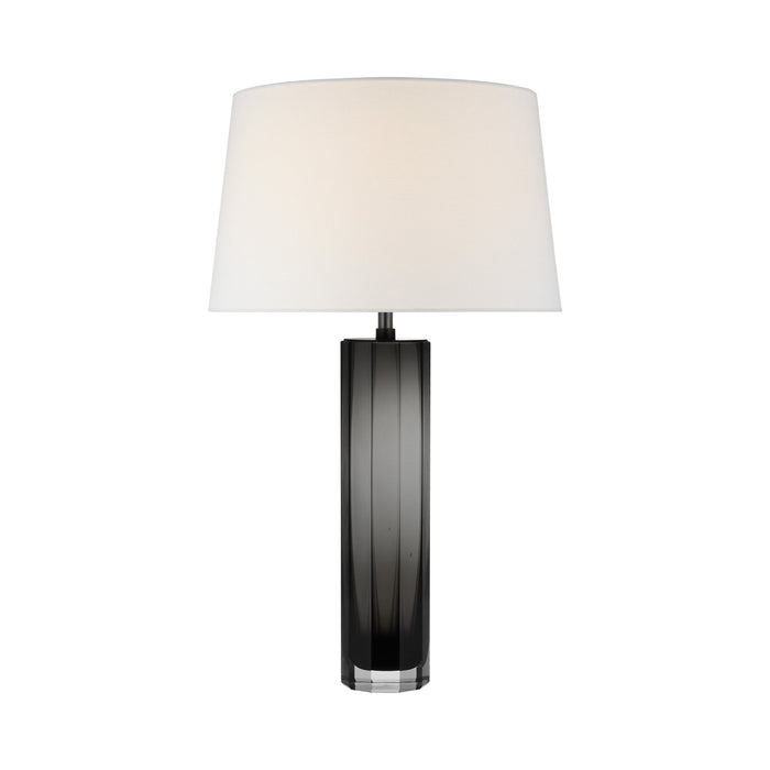 Fallon LED Table Lamp in Smoked Glass (Large).