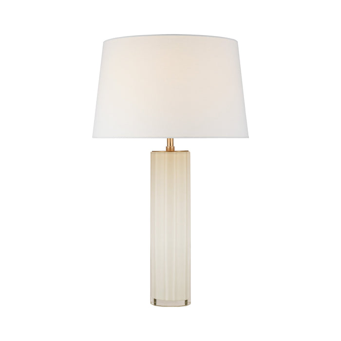 Fallon LED Table Lamp in White Glass (Large).