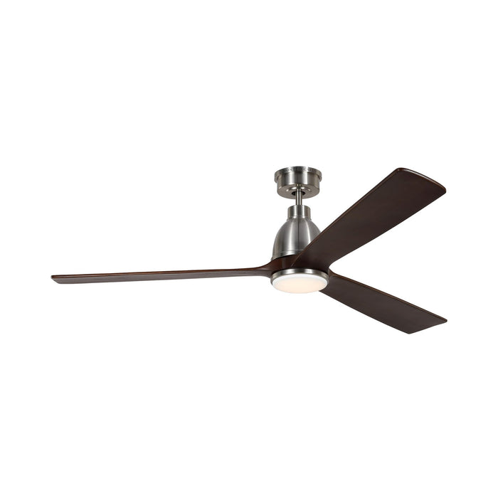 Bryden LED Smart Indoor / Outdoor Ceiling Fan in Brushed Steel
