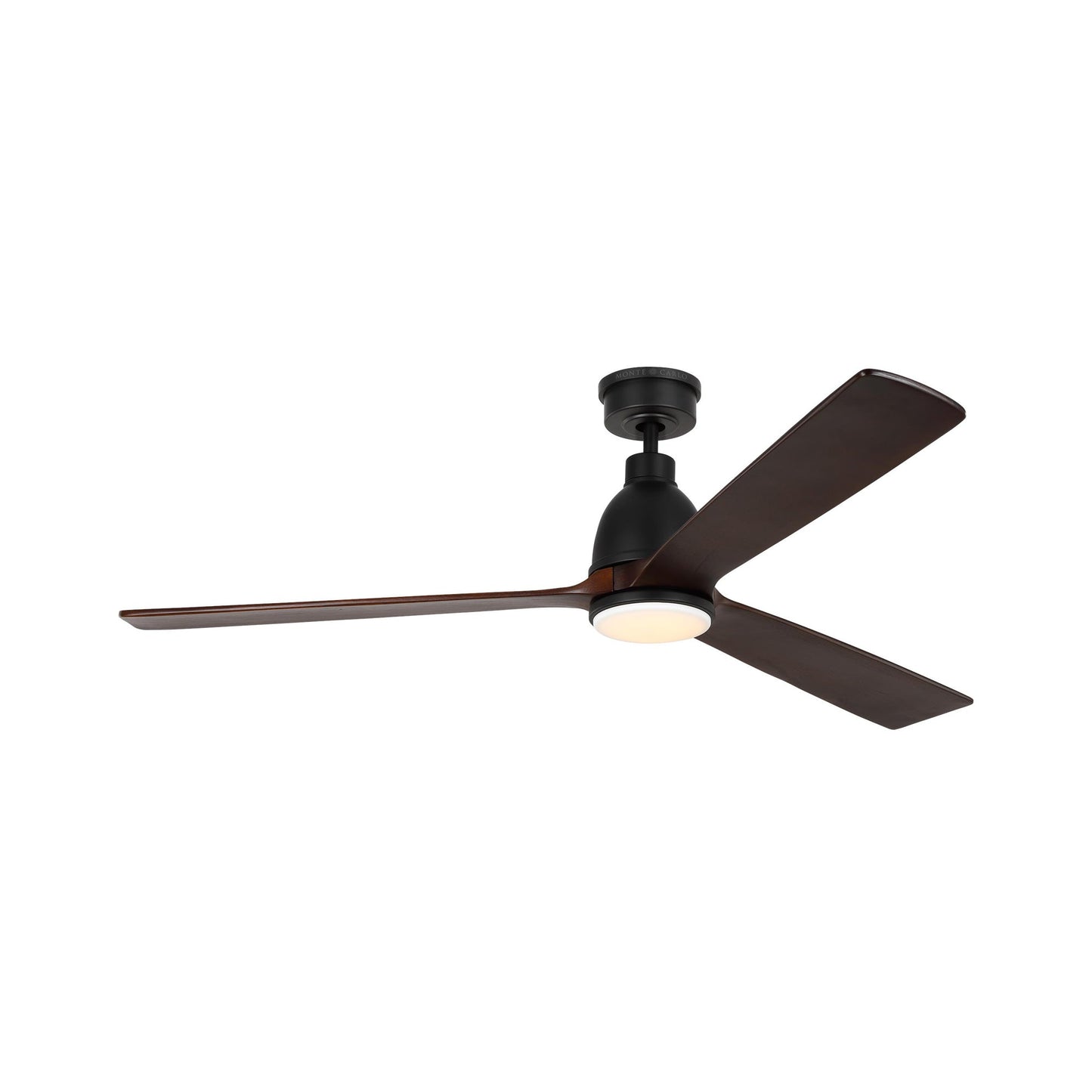 Bryden LED Smart Indoor / Outdoor Ceiling Fan in Midnight Black.