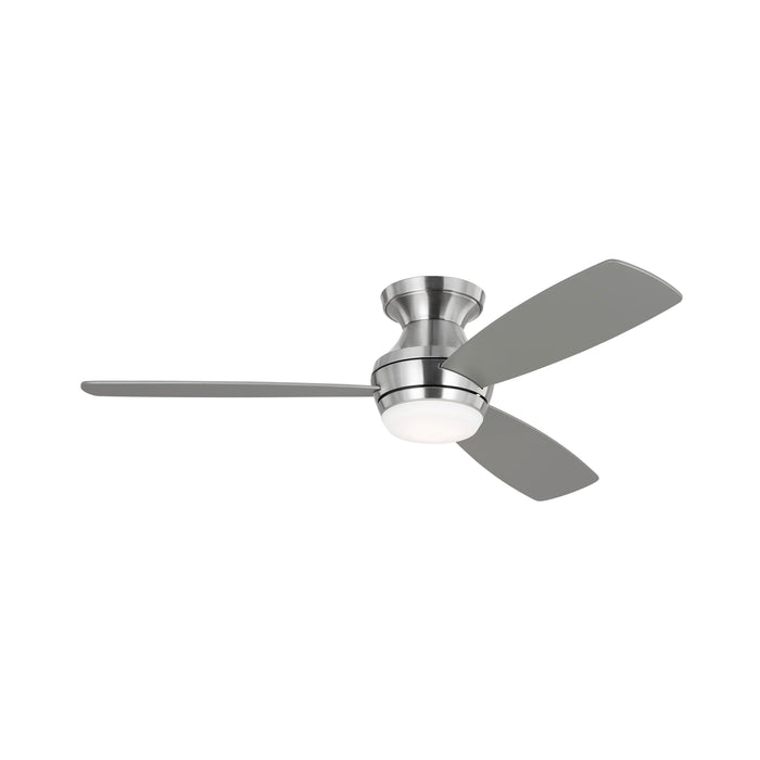 Ikon LED Ceiling Fan in Brushed Steel (52-Inch).