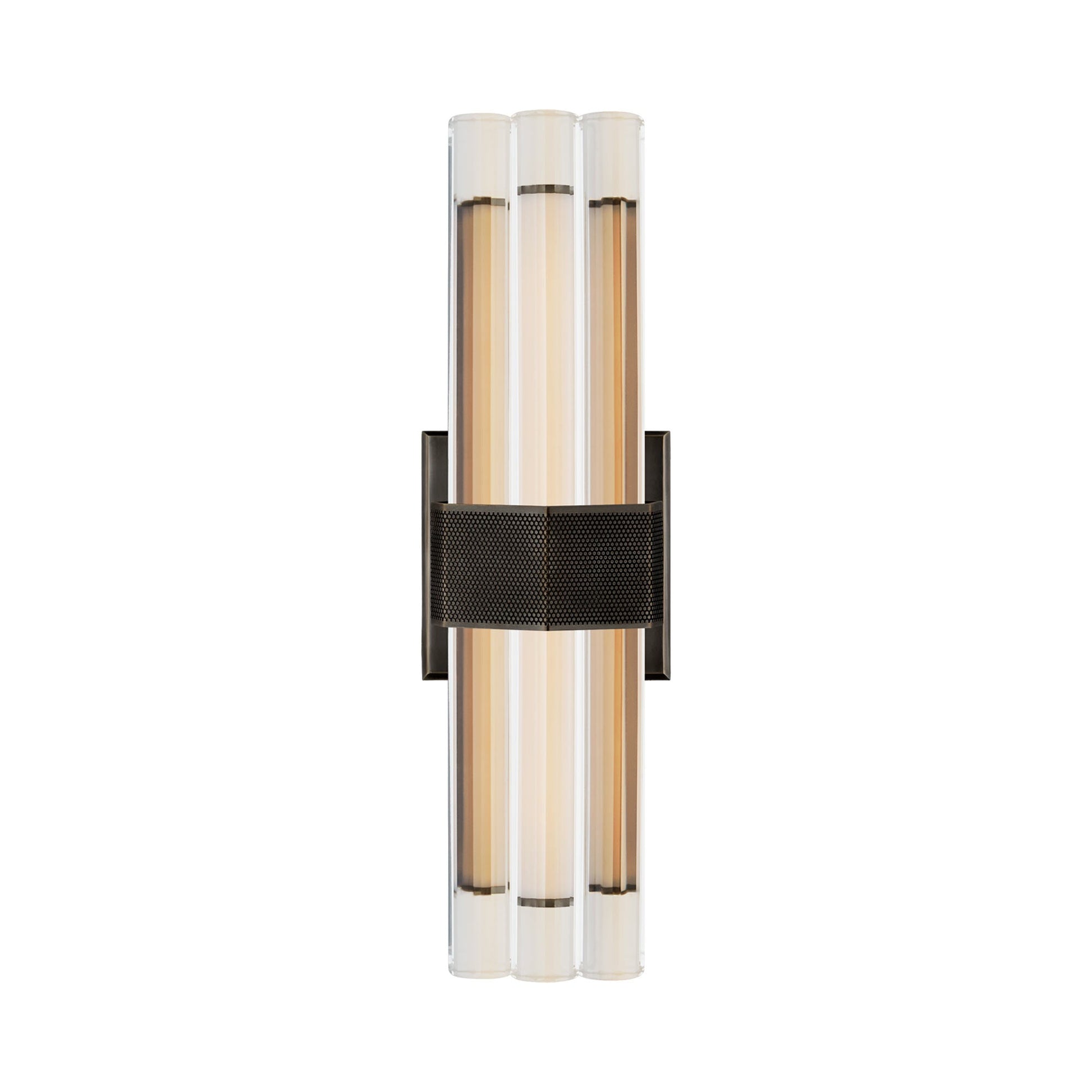 Fascio LED Wall Light in Bronze (Symmetric/14-Inch).
