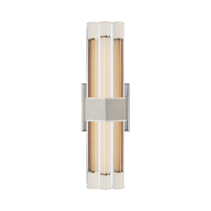Fascio LED Wall Light in Polished Nickel (Symmetric/14-Inch).