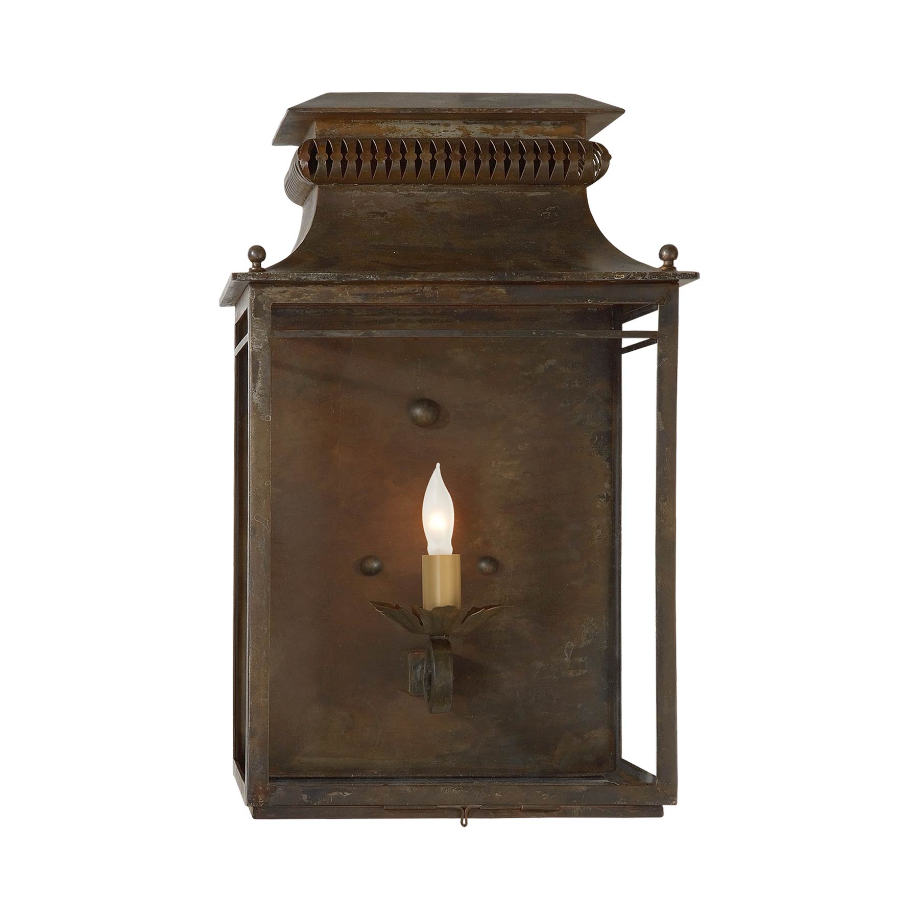 Flea Market Pendant Light in Antique Zinc.