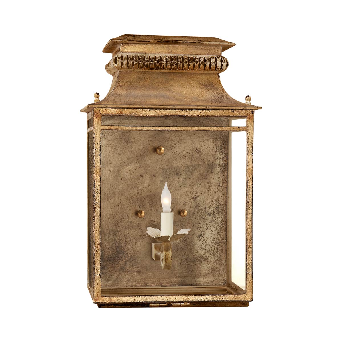 Flea Market Pendant Light in Giiled Iron.