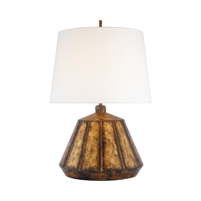Frey LED Table Lamp in Antique Gild.