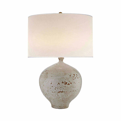 Gaios Table Lamp in Pharaoh White.