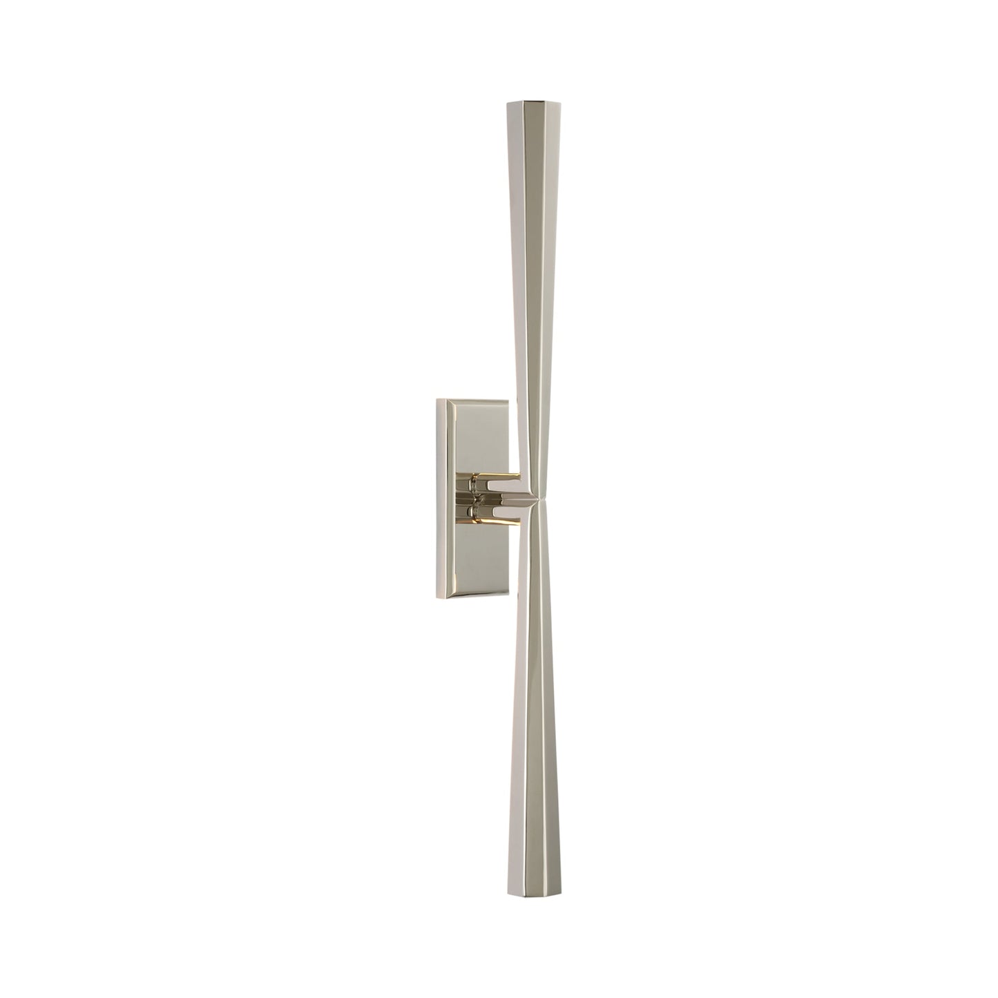 Galahad LED Linear Wall Light in Polished Nickel.