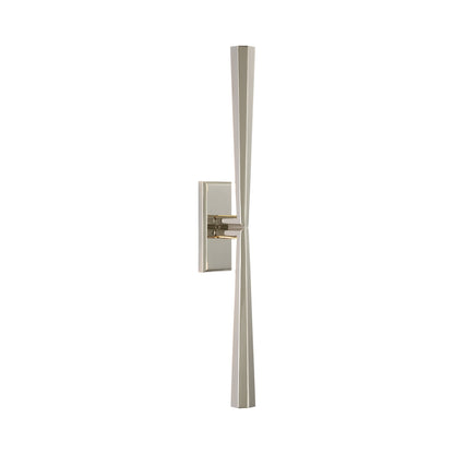 Galahad LED Linear Wall Light in Polished Nickel.