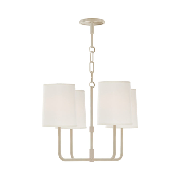 Go Lightly Chandelier in China White/Silk (Small).