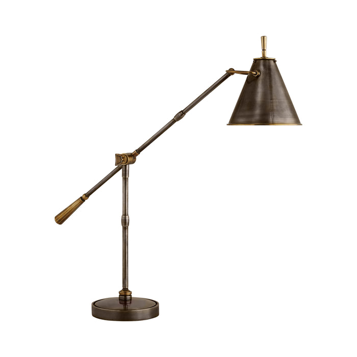 Goodman Table Lamp in Bronze with Antique Brass.