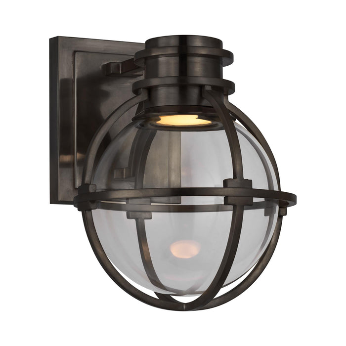 Gracie Outdoor LED Wall Light in Bronze (Globe).