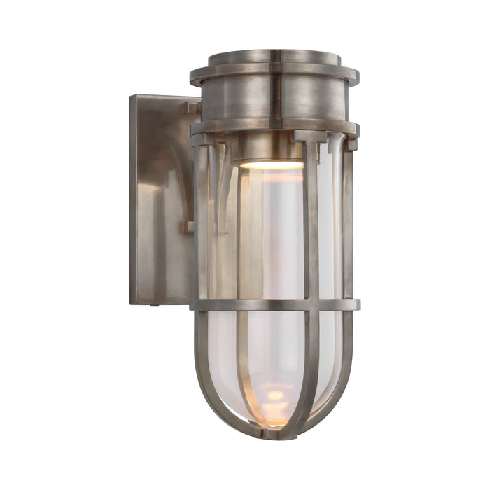 Gracie Outdoor LED Wall Light in Antique Nickel (Cylinder).