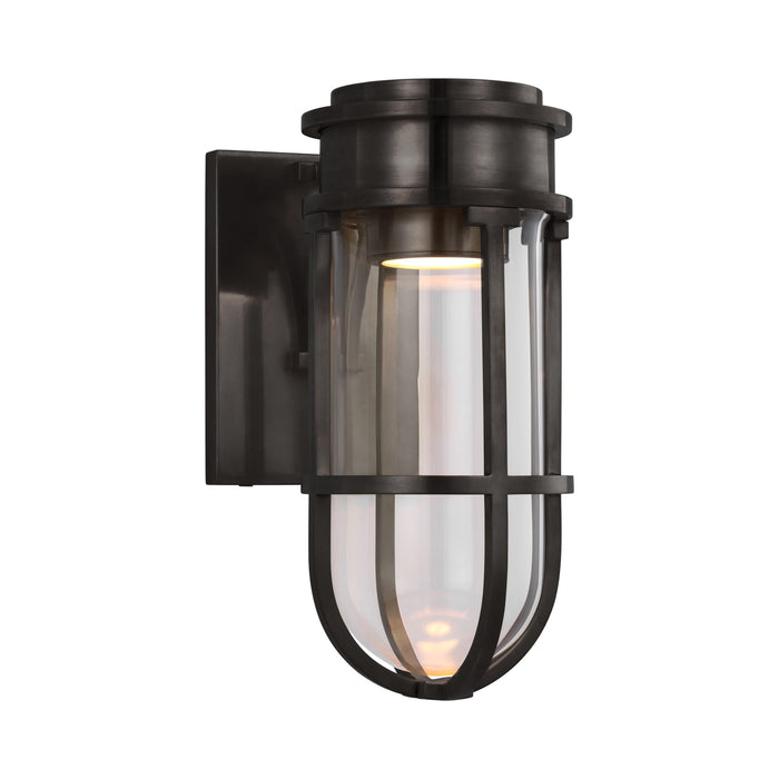 Gracie Outdoor LED Wall Light in Bronze (Cylinder).