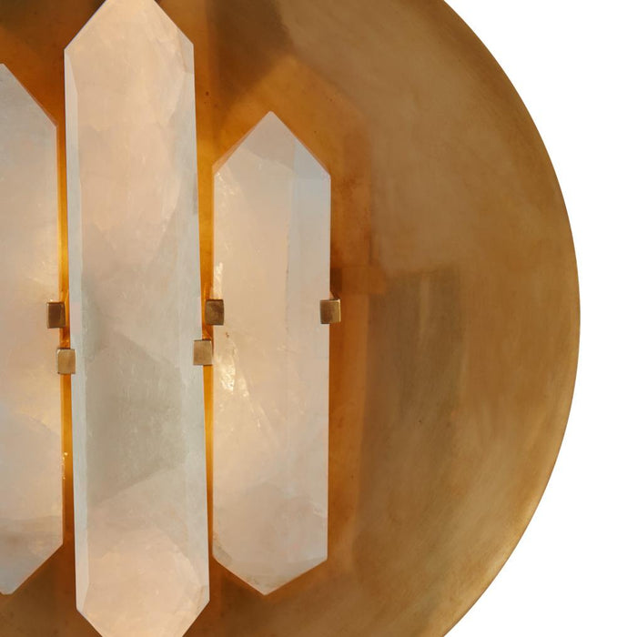 Halcyon Round Wall Light in Detail.