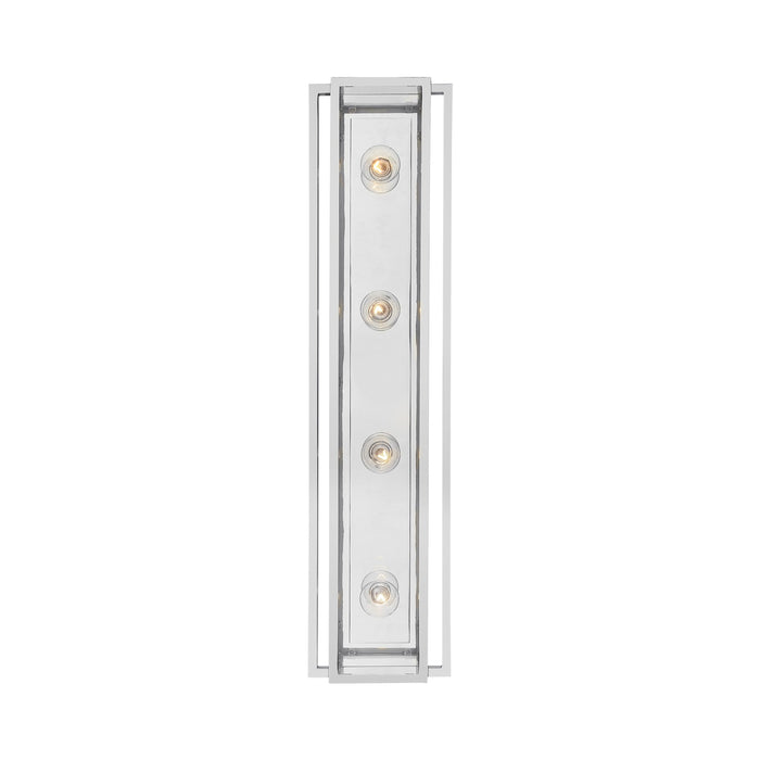 Halle LED Vanity Wall Light in Polished Nickel (Large).