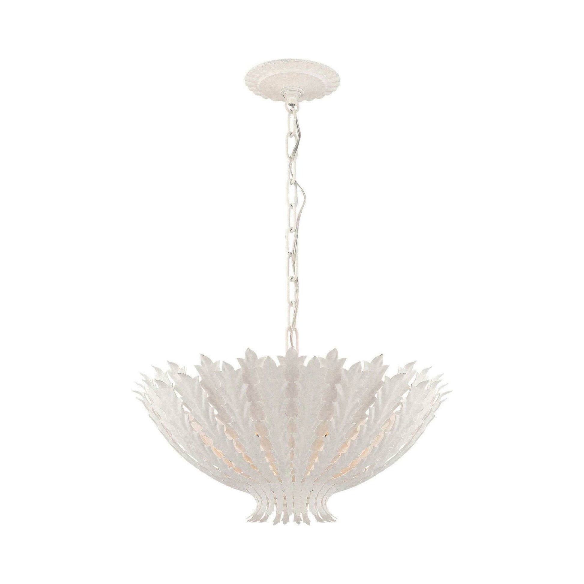 Hampton Chandelier in Plaster White (Small).