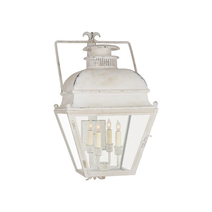 Holborn Outdoor Wall Light in Old White (Small).