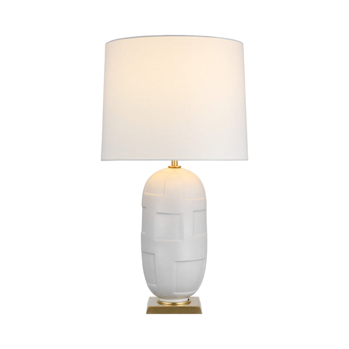 Incasso LED Table Lamp in Plaster White.