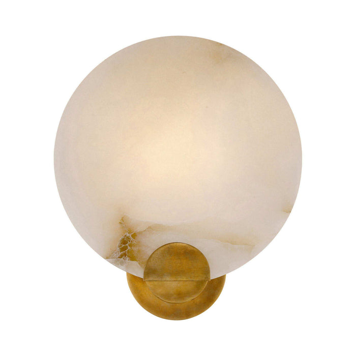 Iveala Wall Light in Hand-Rubbed Antique Brass.