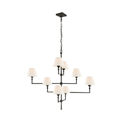 Jane Chandelier in Gun Metal.