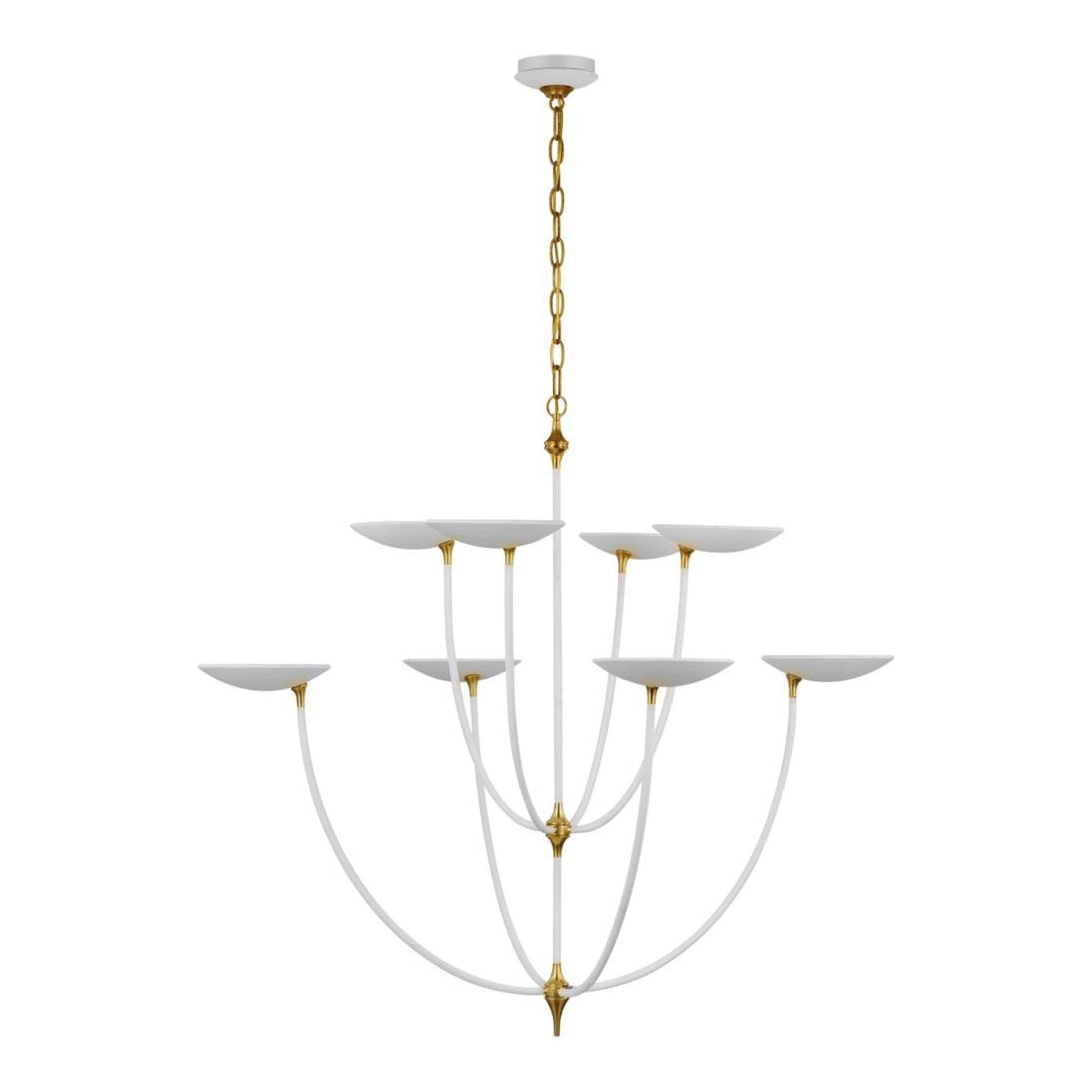 Keira LED Chandelier in Polished Nickel (X-Large).