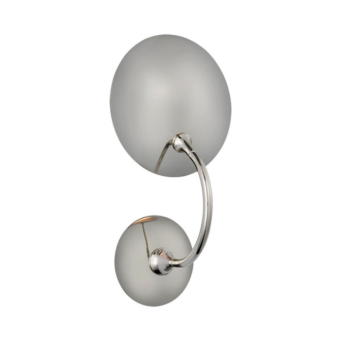 Keira LED Wall Wash Light in Polished Nickel.