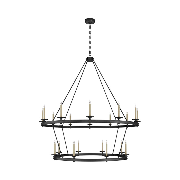 Launceton Two Tiered Chandelier in Bronze (X-Large).
