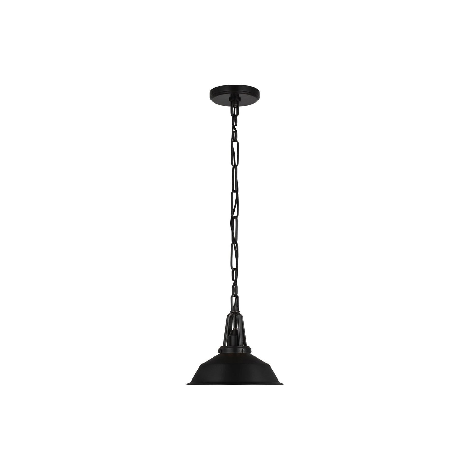 Layton LED Pendant Light in Bronze/Matte Black (Small).