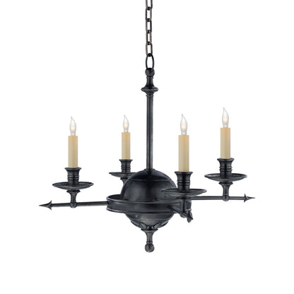 Leaf and Arrow Chandelier in Detail.