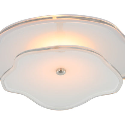Leighton Layered LED Flush Mount Ceiling Light in Detail.
