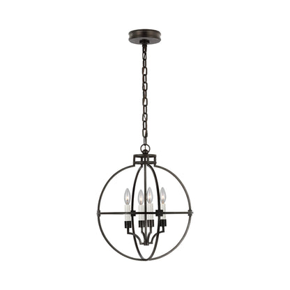 Lexie LED Pendant Light in Aged Iron (Medium).