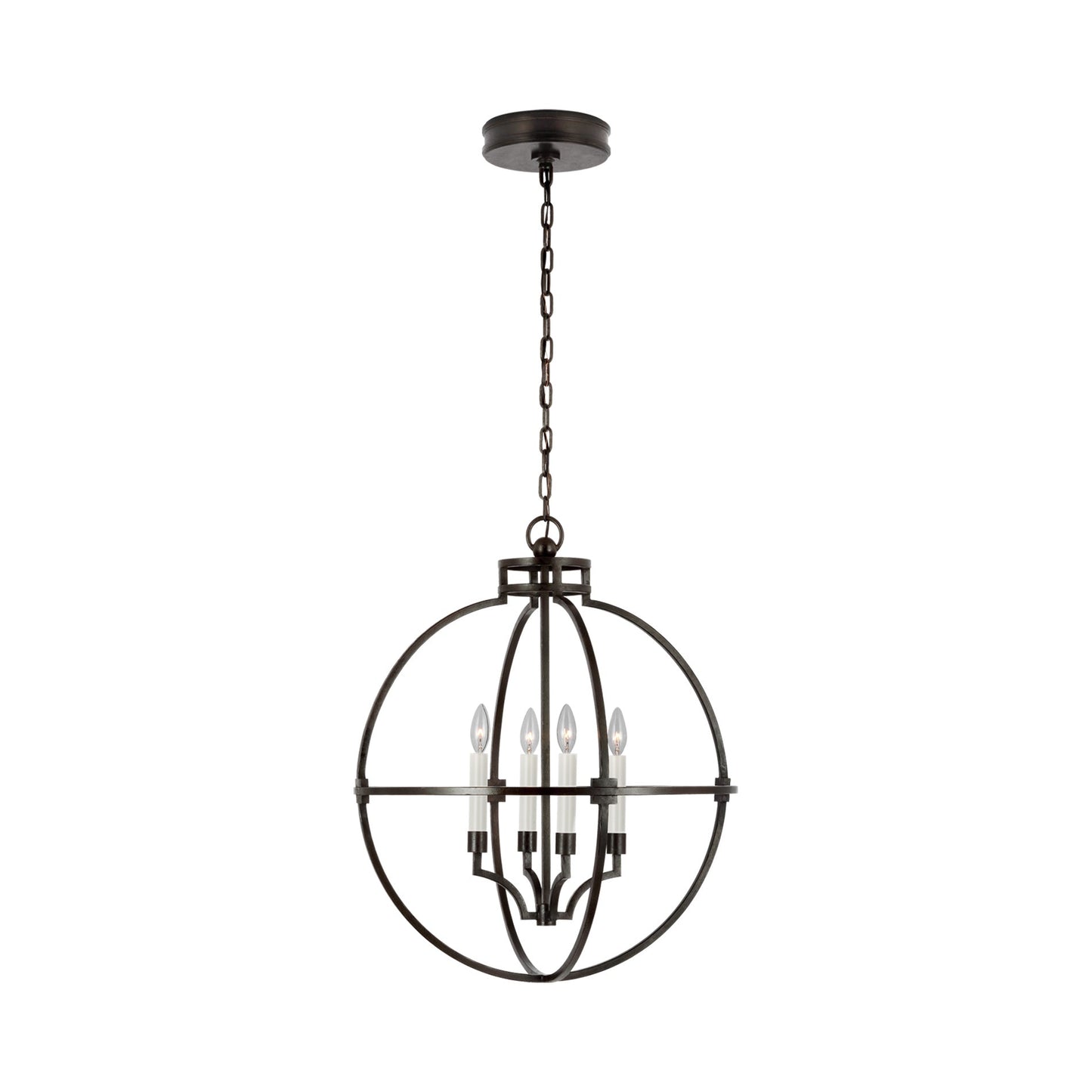 Lexie LED Pendant Light in Aged Iron (Large).