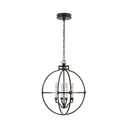 Lexie LED Pendant Light in Aged Iron (Large).